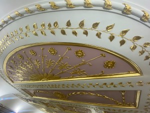 An Example of Restored Gilding At Stowe House